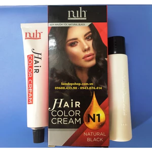 Kem nhuộm tóc phủ bạc - Nuh - Đã có sẵn trợ nhuộm (60ml x 2)