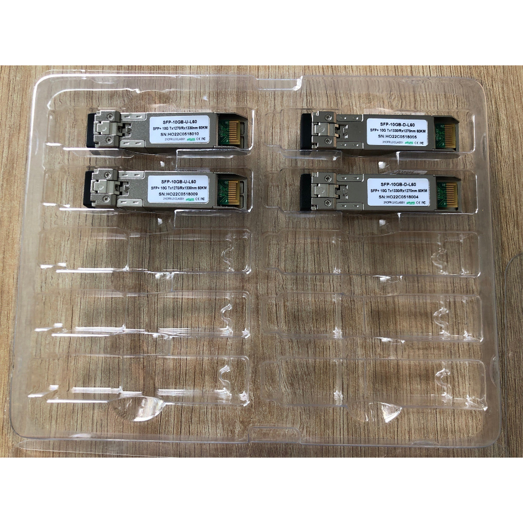1 cái Module quang SFP, 10G Bidi TX1270/ RX1330 - TX1330/RX1270nm 60km ...
