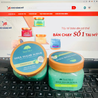 Tẩy Tế Bào Chết Cơ Thể - Tree Hut Chính Hãng (Mua Nhiều Giảm Giá), Hạt Đường Từ Thiên Nhiên 255g