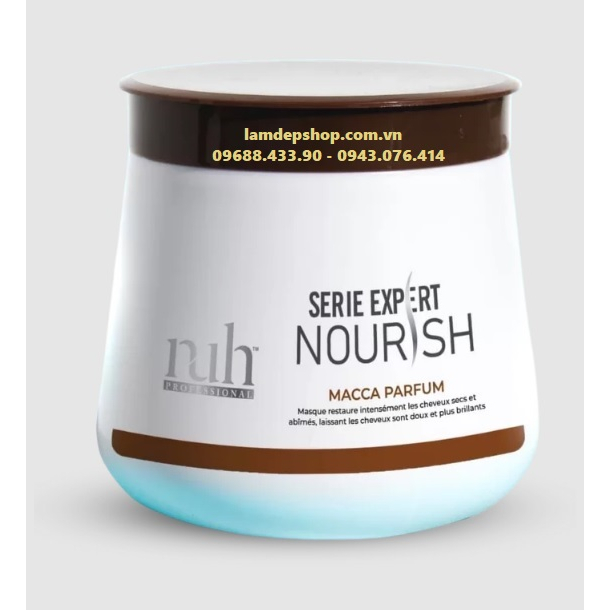 Kem hấp tóc - Nuh SERIE EXPERT NOURISH - Phục hồi hư tổn hương Macca (500ml) - LT