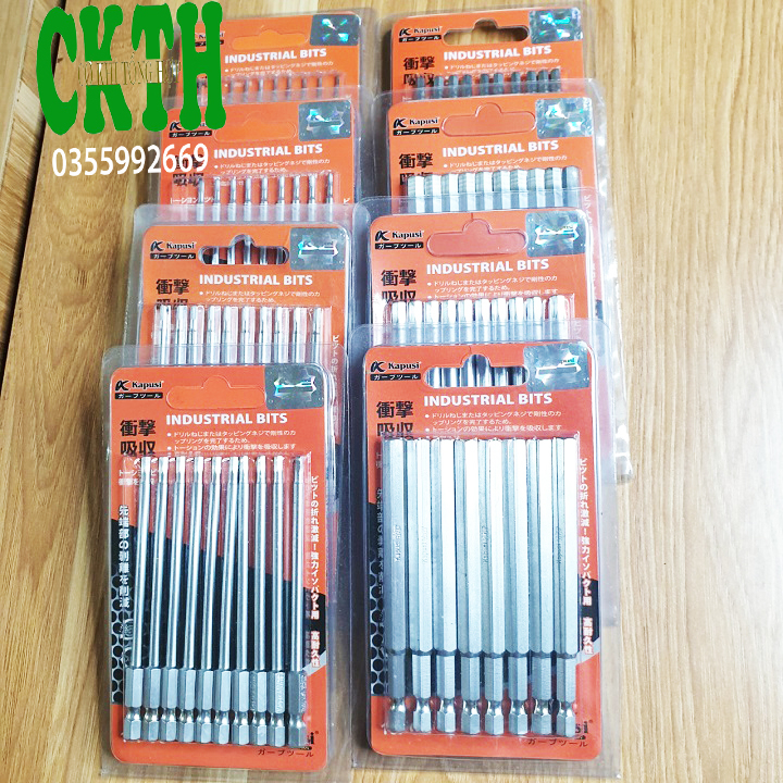 (Bán theo vỉ) Đầu bắn ốc lục giác. Đầu Lục Giác Cho Khoan Máy Bắn Vít ...