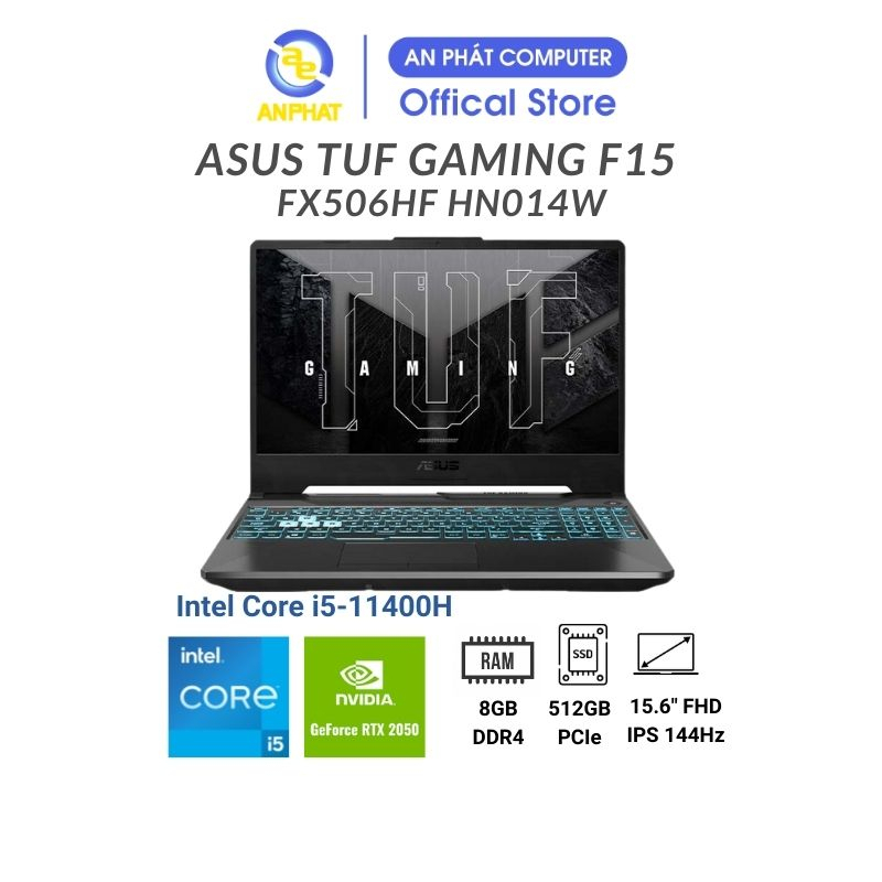 Laptop Asus TUF Gaming F15 FX506HF HN014W (Core i5-11400H | RTX 2050 4GB)