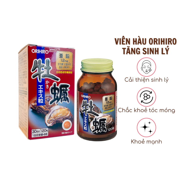 Viên uống tinh chất hàu tươi Nhật Bản Orihiro 30 viên - PHUONGANHOUSE
