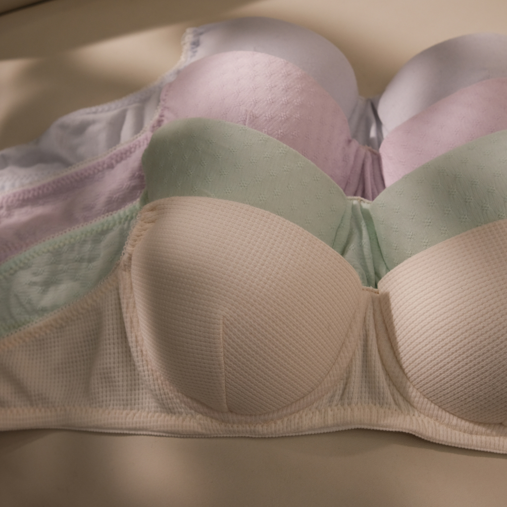 Áo Ngực Nữ Cotton Sexy Dáng Gọng Cơ Bản Mút Có Thể Tháo Rời KRYSTAL Onyx A011