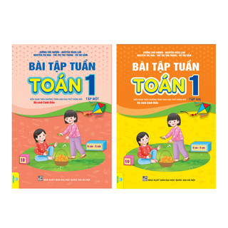 Sách - Combo 2 cuốn Bài Tập Tuần Toán 1 - Cánh Diều - ndbooks