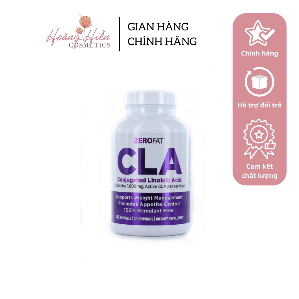 Viên giảm cân Zerofat® CLA của Mỹ Shopee Việt Nam