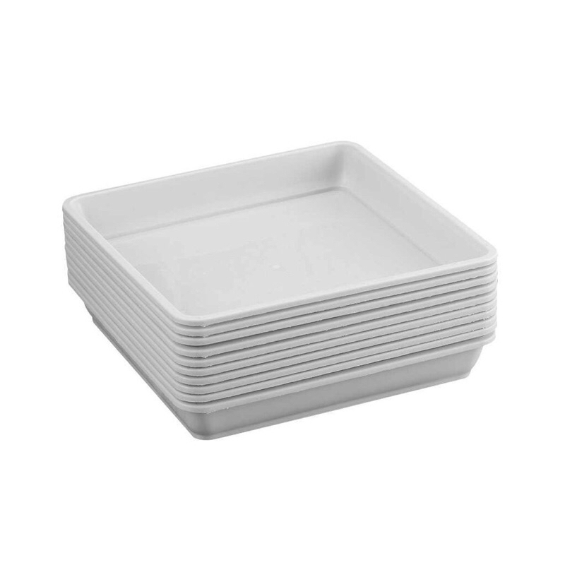 [LOẠI 1] Chậu nhựa vuông trồng hoa cây cảnh văn phòng V16 (15x15cm), chậu vuông màu