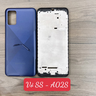 Lưng vỏ samsung a02s, nắp lưng, lưng nhựa, benzen, khung sườn màn hình, vỏ bộ sam sung a025, S142