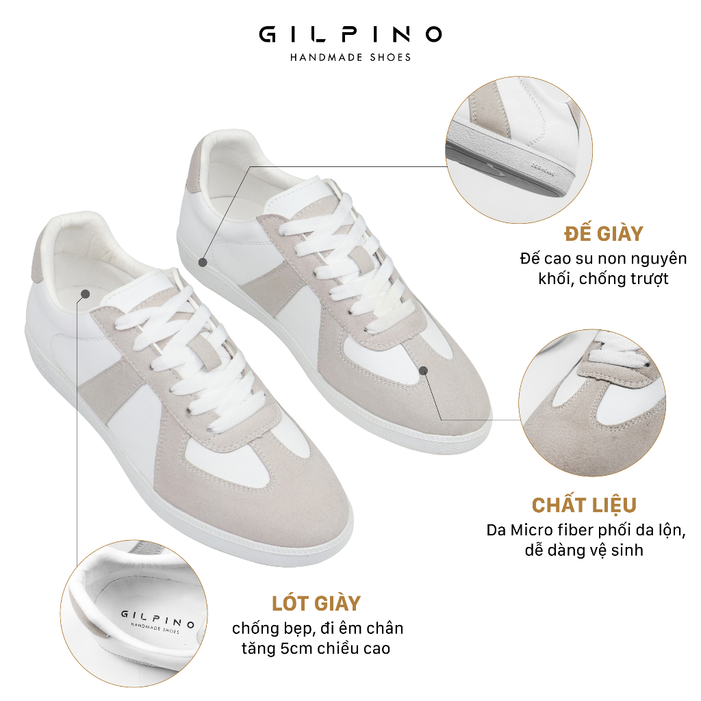 Gat Shoes + 5cm version Tăng cao 5cm, Size 37 đến 44 giày da nam