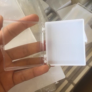 Hộp đựng mi hình vuông, hộp đựng fan. Móng up nail box
