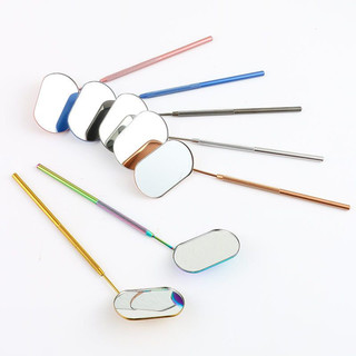 Gương soi mi đa chức năng MD LASHES Gương có tay cầm dài để kiểm tra các dụng cụ ghép nối mi giả