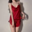 SX931 - Set bộ đồ ngủ lụa 2 dây kèm quần ngắn mặc nhà sexy quyến rũ