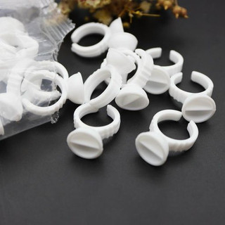 nhẫn đựng keo nối mi 100 nút và 50 nút - DỤNG CỤ NỐI MI