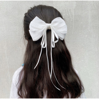 🎀 𝐅𝐫𝐞𝐞𝐬𝐡𝐢𝐩 🎀 Kẹp Tóc Nơ Tiểu Thư Xinh Xắn Đuôi Dài Phong Cách Hàn Quốc Thời Trang Hot Trend