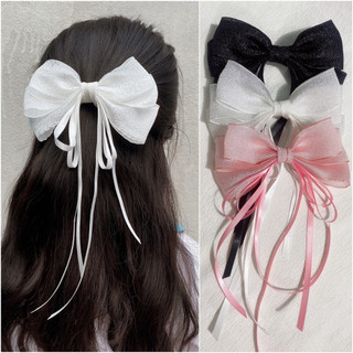 🎀 𝐅𝐫𝐞𝐞𝐬𝐡𝐢𝐩 🎀 Kẹp Tóc Nơ Tiểu Thư Xinh Xắn Đuôi Dài Phong Cách Hàn Quốc Thời Trang Hot Trend