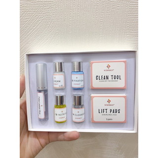Sét uốn mi collagen 3D 6D, sét uốn mi LASH LIFT Hàn Quốc, dụng cụ mi