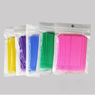 Tăm tháo mi bịch 100 cây_keo nối mi_dụng cụ nối mi