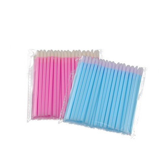 Tăm tháo mi đầu to  LASHES SUPPLY 50 cây,Tăm bông vệ sinh mi, tăm tháo mi đầu to