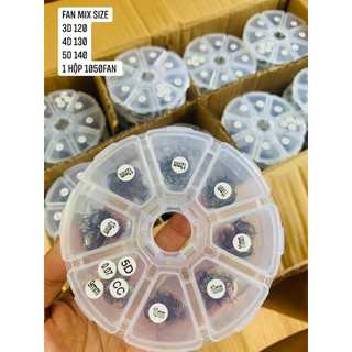 MI FAN SẴN MIX SIZE 3D,4D,5D,6D,7D,8D ĐỘ DÀI 9MM - 13MM - CỰC TIỆN ÍCH KHI NỐI MI