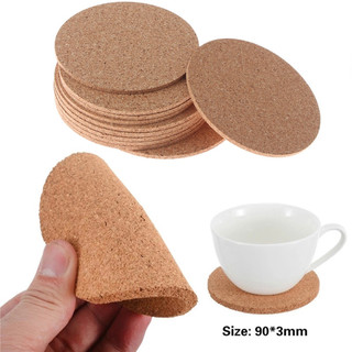 Đế lót ly thấm hút nước bằng gỗ bần thân thiện môi trường