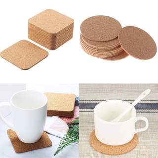Đế lót ly thấm hút nước bằng gỗ bần thân thiện môi trường