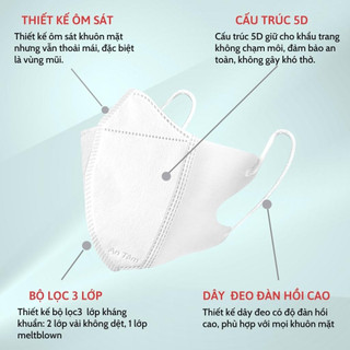 Thùng 500 chiếc khẩu trang 5D ECO mask chống Nắng Chống Tia UV Bộ Lọc 3 Lớp Kháng Khuẩn