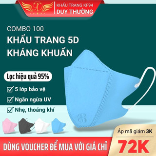 Thùng 500 chiếc khẩu trang 5D ECO mask chống Nắng Chống Tia UV Bộ Lọc 3 Lớp Kháng Khuẩn