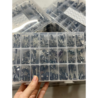 Bộ 24 loại tụ sửa chữa đồng hồ ecu đời thấp (hộp 500 con)