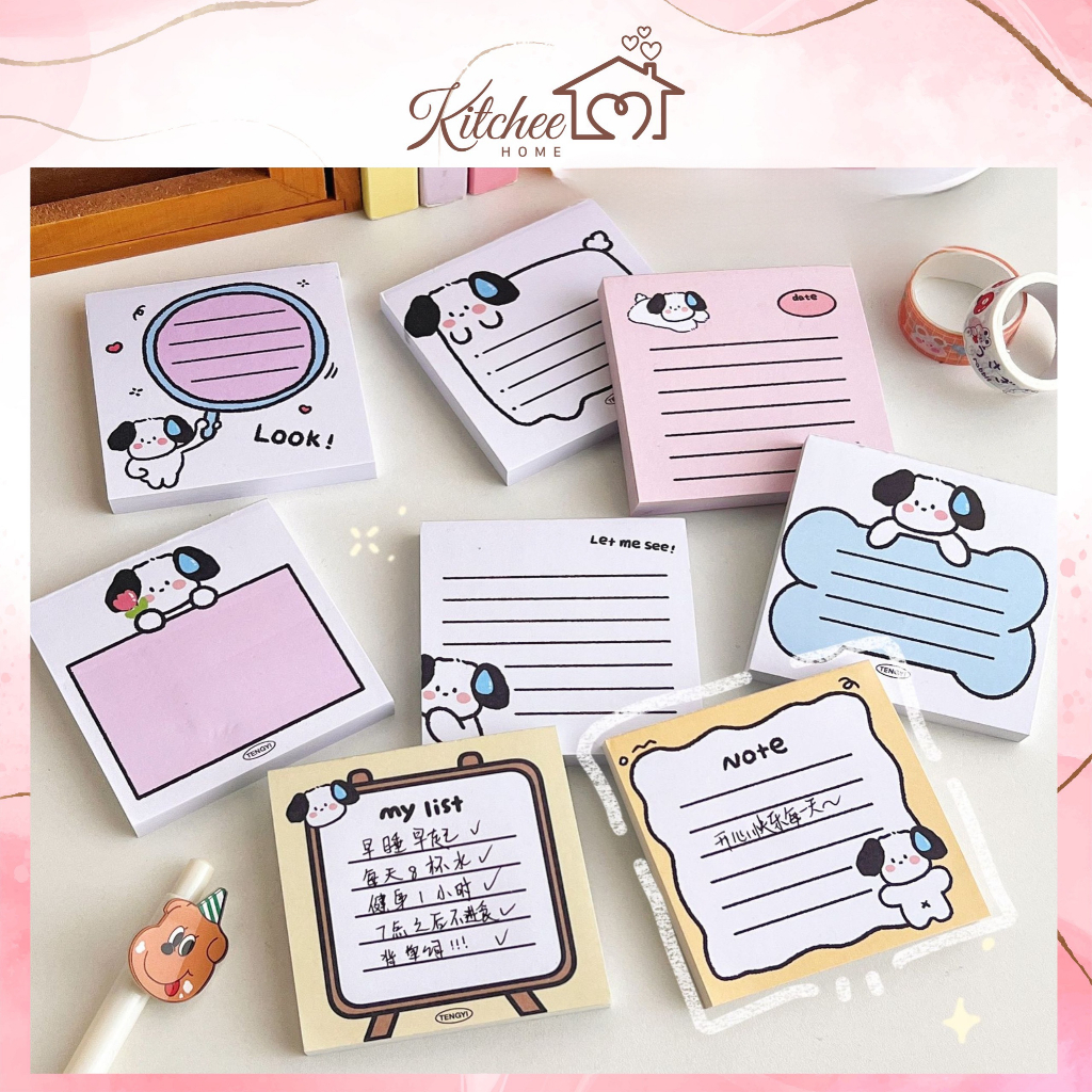 Giấy Note, Giấy Ghi Chú Ngộ Nghĩnh Họa Tiết Dễ Thương Size 8*8Cm ...