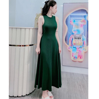 [D001]Đầm body sát nách/ đầm ôm body dáng dài maxi sát nách kiểu thời trang