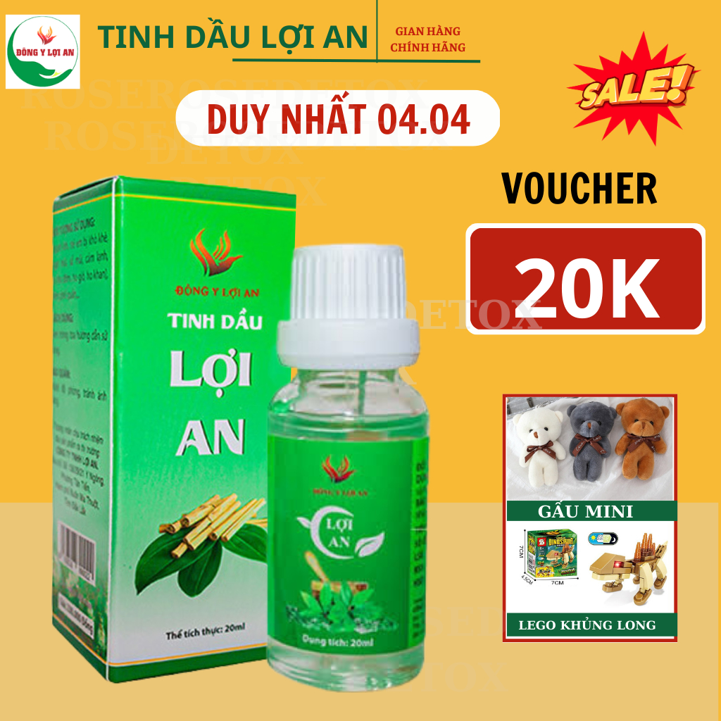 Ảnh Tinh dầu bôi ho, sổ mũi, khò khè cho bé Lợi An 20m Hàng Chuẩn 3