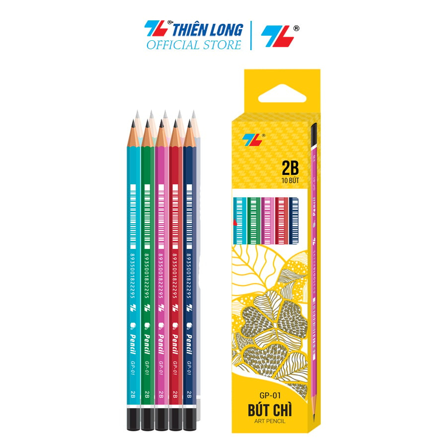 Combo 3-5-10 Bút chì gỗ Thiên Long GP-01 GP-018 Đặc biệt thích hợp cho các em học sinh tiểu học