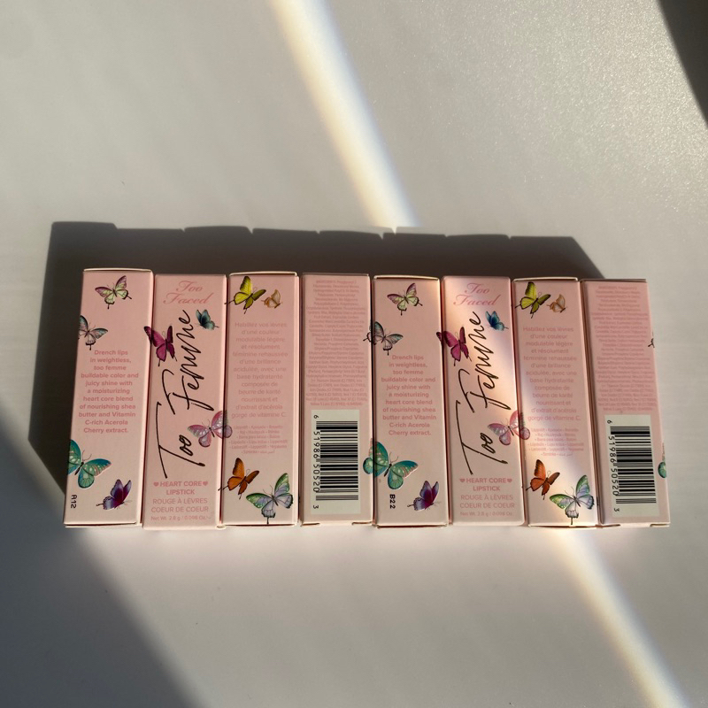 Có Sẵn _ Bill Us) Son Too Faced Too Femme Heart Core Lipstick | Shopee Việt  Nam