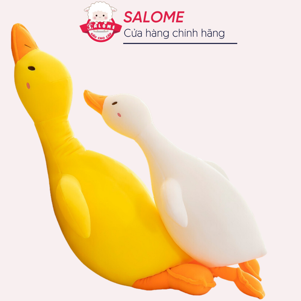 Gấu Bông Con Vịt Vàng Trầm Cảm Dài 70cm 1m6 To Khổng Lồ Vải Miniso Mềm Mịn SALOME tp HCM Qùa