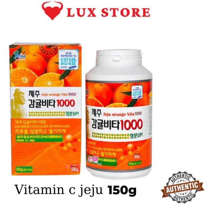 Vitamin C Jeju Hàn Quốc Viên Ngậm Jeju Tangerine Vita C+ Plus Mẫu Mới