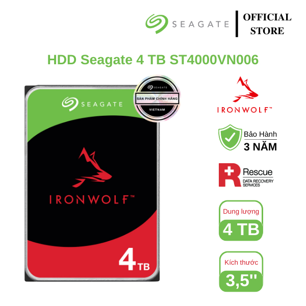 Ổ Cứng Hdd Seagate Nas Ironwolf 35 4tb St4000vn006 Shopee Việt Nam 3855