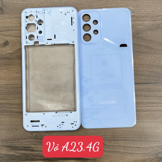 Lưng vỏ samsung a23 4g, khung sườn benzen, nắp lưng có viền kính camera ngoài, sam sung a235, a23.4g