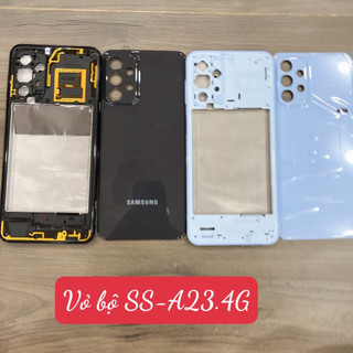 Lưng vỏ samsung a23 4g, khung sườn benzen, nắp lưng có viền kính camera ngoài, sam sung a235, a23.4g