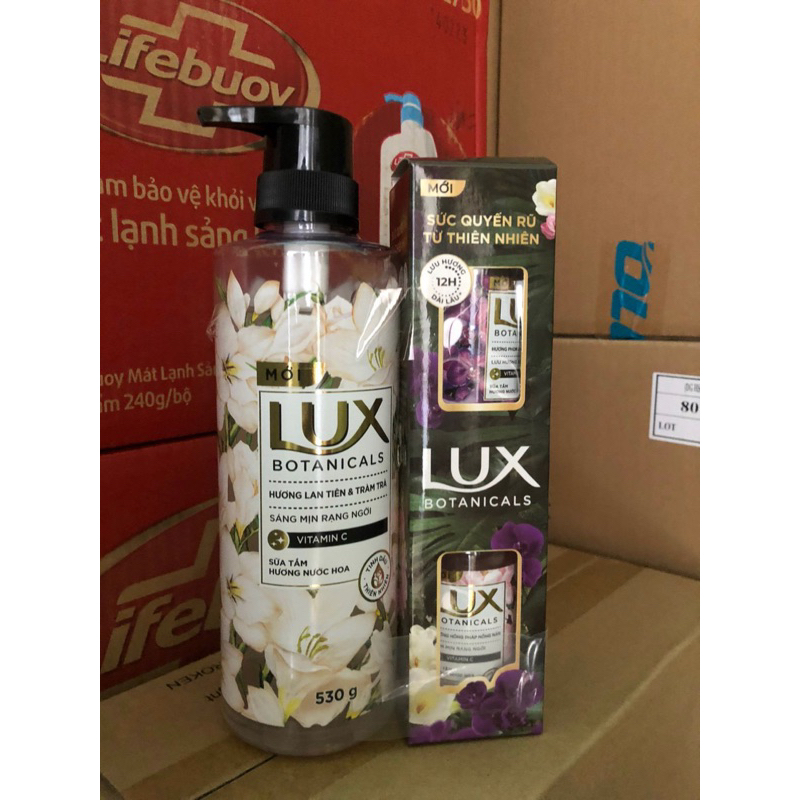 SỮA TẮM LUX TRẮNG DA 570g  tặng chai 350gr