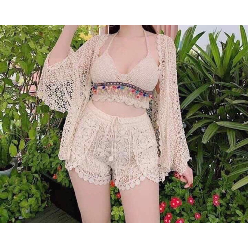 Sét Bikini Đi Biển Mùa Hè Thời Trang Nữ