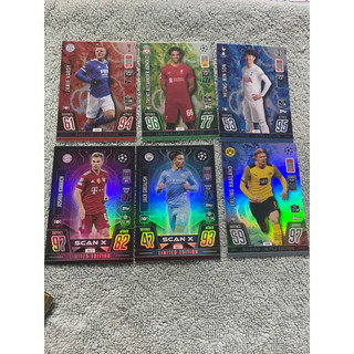 MS36 Thẻ Lẻ Cầu Thủ bóng Đá Match Topps Attax Limited , CLB100 , Hattrick Hero  Mùa 21/22 ( MS 36 )