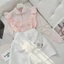SET ÁO VOAN TƠ CỔ BÈO ĐÍNH TAG NƠ & SHORT⚡HỎA TỐC⚡ MEOINDAHOUSE