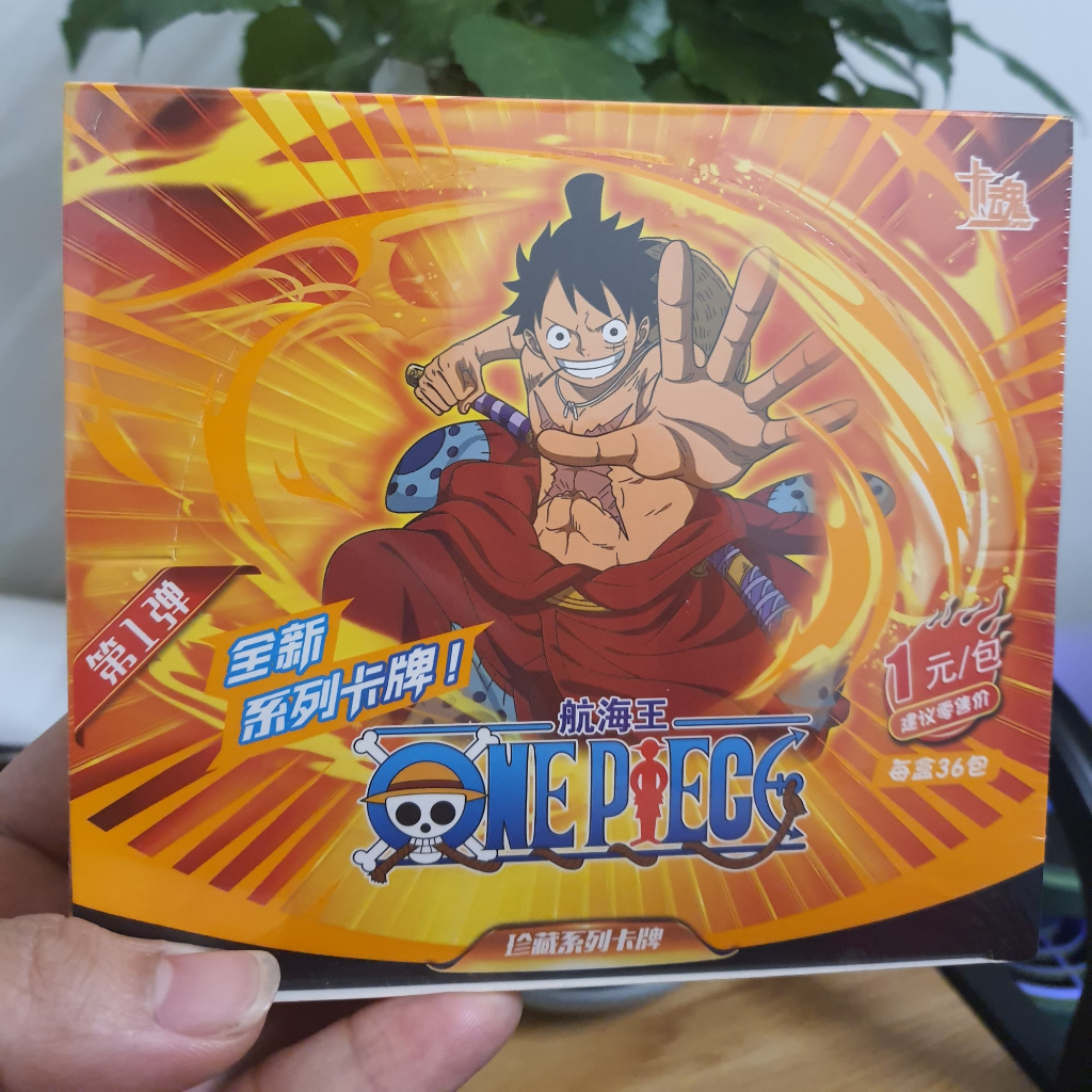 Full box] 181 thẻ One Piece Yellow 37 packs, 1 pack đặc biệt