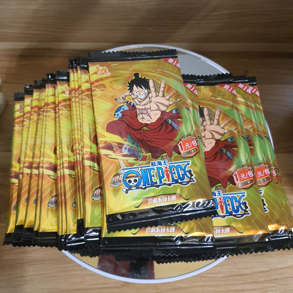 Full box] 181 thẻ One Piece Yellow 37 packs, 1 pack đặc biệt
