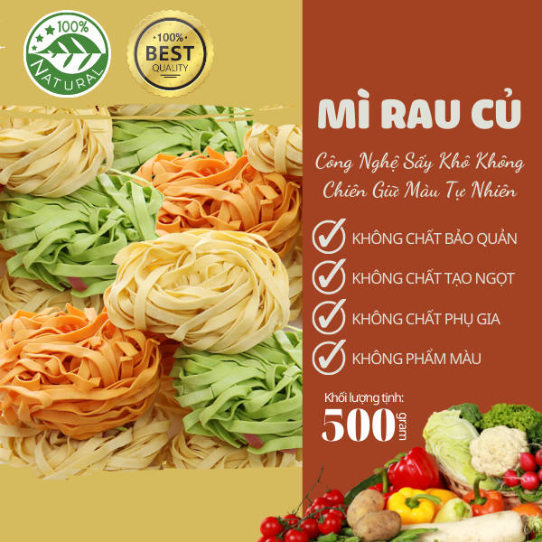 Mì Rau Củ Hữu Cơ Eatclean GAOTA 500g [Sỉ - Lẻ] | Shopee Việt Nam