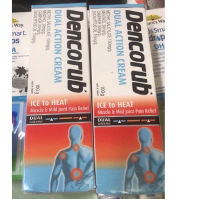 Dencorub Dual Action Cream kem xoa bóp chống viêm, giảm đau của Úc ...