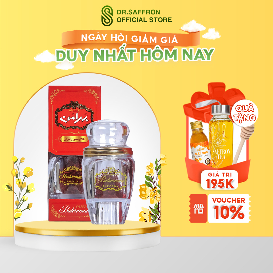 Ảnh Nhụy Hoa Nghệ Tây SAFFRON BAHRAMAN lọ 0,5Gr 1