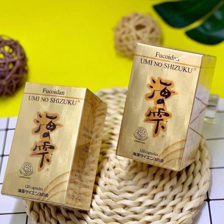 Viên Uống Hỗ Trợ Ung Thư Tảo Fucoidan Umi No Shizuku Nhật 120v tối ưu hóa hệ miễn dịch