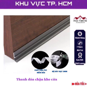 Thanh dán khe cửa, ron chặn khe cửa chất liệu PVC siêu bền