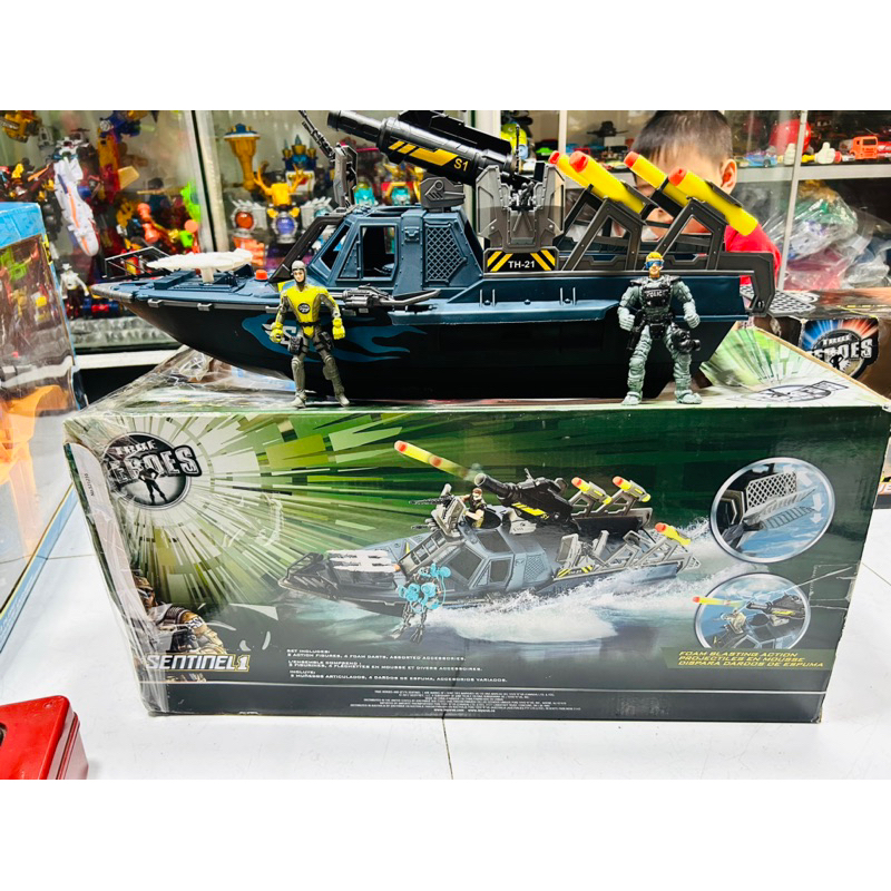 Bộ đồ chơi Tàu True Heroes Sentinel 1 Navy Seal Boat TRU Ex nguyên hộp